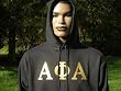 APA Black Hoodie - Greek Letters - XL