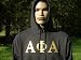 APA Black Hoodie - Greek Letters - XL