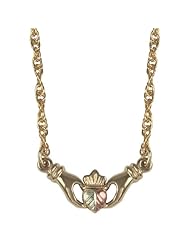 Black Hills Gold by Coleman 10K Gold Claddagh Necklace