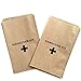 Design Corral Hangover Kit Wedding Favor Bags 5 X 7.5 25 Pcs (Black) Perfect for Bachelorette Parties Bachelor New Years Eve