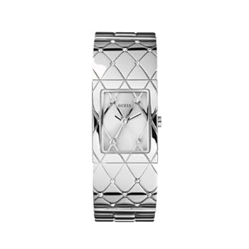 Indovina - W11608L1 - Ladies Watch - analogico al quarzo - Quadrante Argento - Argento Bracciale in acciaio Guess - W11608L1 - Montre Femme - Quartz Analogique - Cadran Argent - Bracelet Acier Argent