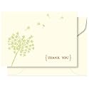 Green Thank-You Flat-Panel Card Set 50-pk.