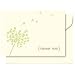 Green Thank-You Flat-Panel Card Set 50-pk.