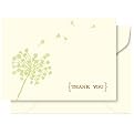 Green Thank-You Flat-Panel Card Set 50-pk.