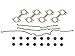 Evergreen HSHB8-21115 Cylinder Head Gasket Set Head Bolt