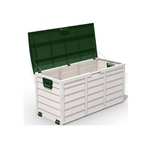 Proteam AC1053 - Lockable Green / Beige Garden Cushion / Storage Box