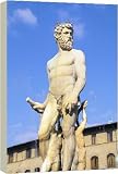 Neptune fountain - 20 Inch Canvas Print (51 cm) by Robert Harding