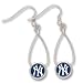 New York Yankees French Loop Earrings