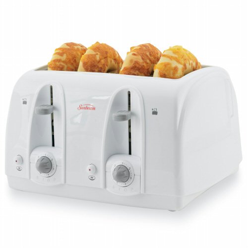 Toaster Sunbeam 4-slice - Black White