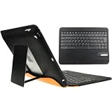 AVANTO SLIM Line Tasche inkl. QWERTZ Bluetooth Tastatur f�r Apple iPad 2 / das neue iPad 3 & 4 mit Standfunktion - schwarz / orangevon "AVANTO"