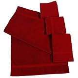 Dyckhoff 900536559  2x Handtücher 50 x 100 cm und 2x Duschtücher 70 x 140 cm 2-teilig bordeaux