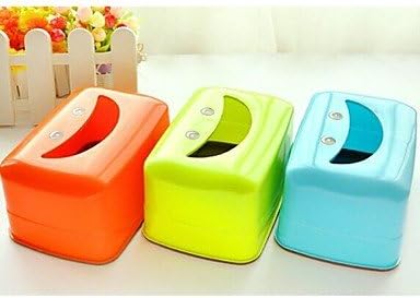 Smile Face Plastic Tissue box(Random Color)