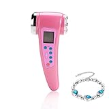 Jasonkbeauty EMS 手持ち充電式光線写真若返り美容器、ピンク