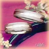 Platinum Women's Double Milgrain Wedding Band