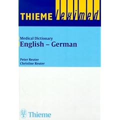 Medizinisches W�rterbuch; Medical Dictionary, 2 Bde., Bd.1, English-German: Englisch-Deutsch v. 1 (Thieme Leximed)