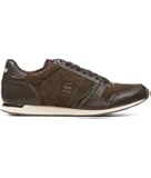 G-Star Raw Mens Dark Brown Track III Montreal Trainers
