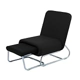 Review Adesso  / Chair with Ottoman - Black