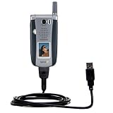 Classic Straight USB Cable for the Sanyo MM-9000 with Power Hot Sync and Charge capabilities - Gomadic Brand w/ TipExchange Technology