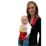 Baby Carrier Cover in Designer Crimson Kiss Red -... by Baby Bella Maya