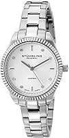 Stuhrling Original Symphomy Allure Women's Quartz Watch with Silver Dial Analogue Display and Silver Stainless Steel Bracelet 607L.01