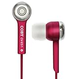 Coby Jammerz High-Performance Isolation Stereo Earphones CVE52RED (Red)