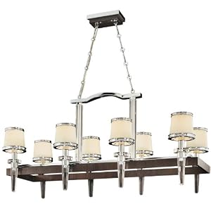 Metropolitan Storyboard N6925-77 Linear (23H x 44W) Pool Table 8 Light 480 watt Pendant in...