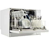 Countertop Portable Dishwasher with Digital Controls - White