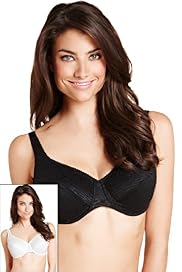 2 Pack Zebra Textured Minimisers C-G Bras