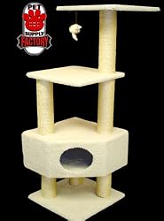 52" Bungalow Cat Tree Condo Pet Furniture