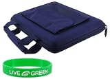 HP TouchSmart TX2-1270US 12.1-Inch Laptop EVA Cube Carrying Case with Pocket - Dark Blue
