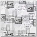 Masterpiece Stemma - B&W Wedding Scrapbook Paper - 12 x 12 - 25 Sheets