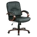 Mid Back Executive Chair - Black Cherry