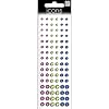 Me & My Big Ideas Rhinestone Stickers 6-1/2 Inch by 2 Inch Sheet, Pink/Teal/Purple