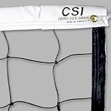 CSI Standard Recreational Volleyball Net 30' Long with 38' Top Poly Braid Cable