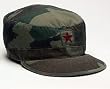 Vintage Olive Drab Fatigue Cap with Red Star