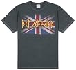 Def Leppard - Vintage Jack Overdye Specialty Products T-Shirt, M - Charcoal Overdye