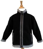 Women's Lamb Velvet Jacket, Black