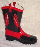 Child's Red Cowboy Rain Boots