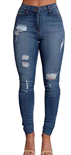 Uncinba Women's Autumn Sexy Slim Jeans Skinny Denim Pants