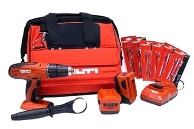 Hilti 3511209 SFH 18-A CPC 18-volt Cordless Hammer Drill Driver with Soft Tool Bag and Keyless Chuck