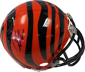 Chad Ochocinco Autographed / Signed Cincinnati Bengals Mini Helmet