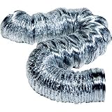 Buy Uninsulated Foil Flexible Duct - 4X25' Foil Flex Un-Insulated - Hart and Cooley... by Hart and Cooley