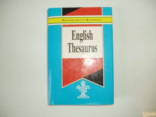 english thesaurus brockhampton reference series english language