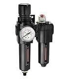 Chicago Pneumatic 8940168515 Filter-Regulator-Lubricator with Gauge, 1/4-Inch