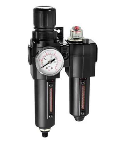 Chicago Pneumatic 8940168515 Filter-Regulator-Lubricator with Gauge, 1/4-Inch