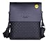 VIDENG POLO Classic Vintage Genuine Leather RFID Blocking Secure Cross body Briefcase Business Laptop Messenger Sling Shoulder Bag (S4-black)