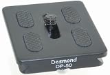 Desmond P-50 50mm QR Lens / Camera Body Plate Arca Compatible & D-Ring P50 DP-50