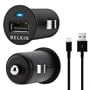Cavo Dati Da Lightning A USB 8 Pin Caricabatteria + caricabatteria da auto per iPhone 5, iPod touch 5, iPod nano 7 - Nero