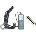 Doc Johnson Men's Pleasure Wand Charcoal Waterproof Multi-Speed Adult Sex Toy Kit