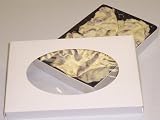 Scott's Cakes 1 lb. White Chocolate Pretzel Bark in a White Gourmet Box